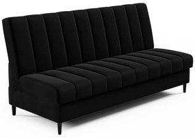TYP 180 ágyazható kárpitozott kanapé, 200x93x90, kronos 07/fekete