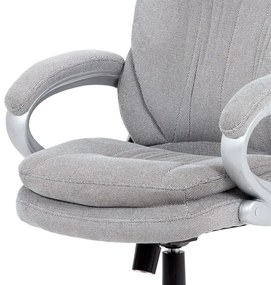 Irodai Főnöki Szék, Hinta Mechanikával, Ezüst Szövet. KA-G198 SIL2