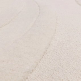Fehér gyapjú szőnyeg 120x170 cm Olsen – Asiatic Carpets