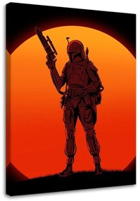 Gario Vászonkép Star Wars, Mandalorian - DDJVigo Méret: 40 x 60 cm