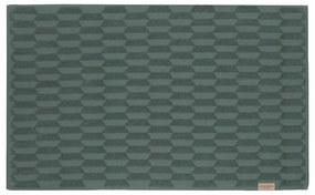 Sötétzöld fürdőszobai kilépő 50x80 cm Geo – Mette Ditmer Denmark