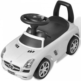 Mercedes benz toló gyerekek autó fehér
