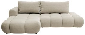 Sarokkanapé Ombre (B) (sötét bézs + fekete). 1099483