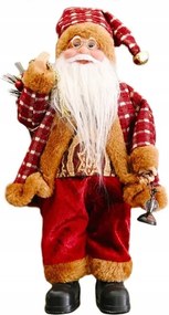 eCa KSN26 Karácsonyi dekoráció Szent Miklós 30 cm piros