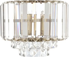 LAURA ASHLEY3727747-Q VIENNA Kristály Fali Lámpa Antik sárgaréz, Fehér G9 IP20