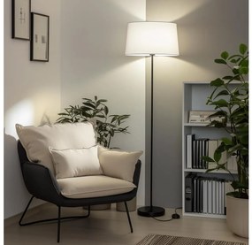 Brilagi - LED állólámpa CERIA 1xE27/40W/230V, átm. 45 cm, fehér/fekete