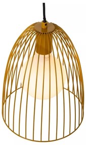 Lucide 74417/01/44 - Csillár zsinóron MACARONS 1xE27/40W/230V átm. 24,5 cm sárga