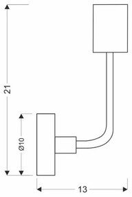 Fali lámpa SAGA 1xE27/40W/230V