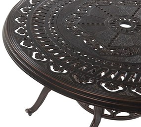 Kerti asztal 102 cm SALIO (MDF) (barna) (4 személy számára). 1018808