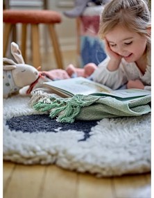 Fehér gyapjú gyerek szőnyeg ø 84 cm Dolly – Bloomingville Mini