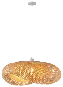 Eurolamp Csillár zsinóron 1xE27/40W/230V bambusz EU0395