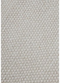 Krémszínű kézi szövésű gyapjúkeverék szőnyeg 80x150 cm Pradesh Natural White – Elle Decoration
