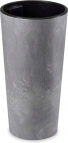 Virágtartó betéttel Virágtartó fedél nagy virágokhoz beton utánzat h57x30 cm