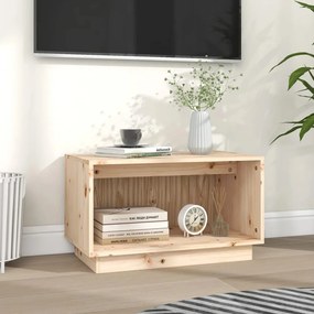 tömör fenyőfa TV-szekrény 60 x 35 x 35 cm