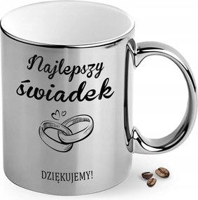 Ezüst Bögre Ajándék Tanú Köszönetnyilvánítás Legjobb Tanú