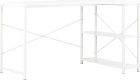 vidaXL fehér számítógépasztal 120 x 72 x 70 cm