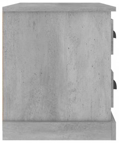 betonszürke éjjeliszekrény 60x39x45 cm