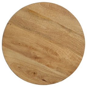 Mangófa kerek tárolóasztal ø 40 cm Mao – Ixia