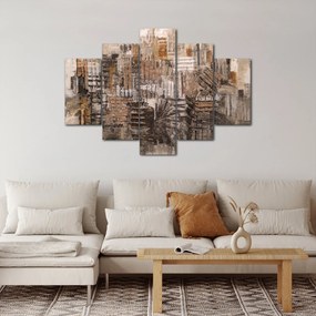 Kép - absztrakció barna tónusokkal (150x105 cm)