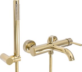 Rea Lungo - fürdő csaptelep + szett, arany, REA-B6635