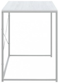 fehér szerelt fa számítógépasztal 110 x 60 x 70 cm