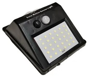30 Led-es Mozgásérzékelős, Napelemes Led Lámpa