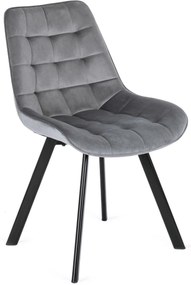 Étkezőgarnitúra 4 db. Szürke Rick székkel. Bővíthető asztal HARRY 102-142 cm