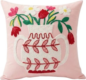Párnahuzat VASELLA 45x45 cm, rózsaszín