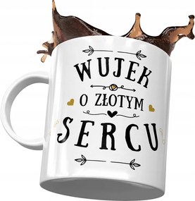 Bögre a család nagybátyjának Bácsinak Ajándék Nyomtatott Fotóval