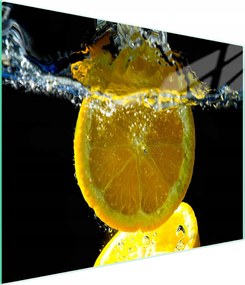 Üveg Vágódeszka 52x30 Citrom Edzett Üveg