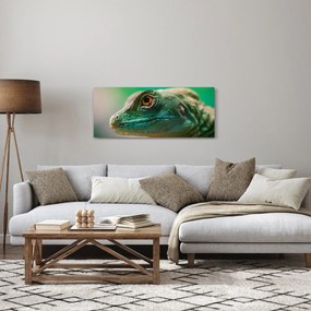 Részletes kép a gyíkról (120x50 cm)