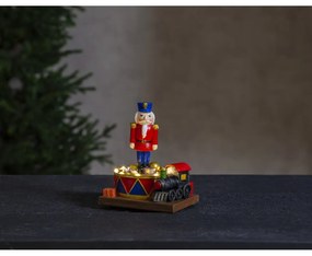 Nutcracker karácsonyi világító LED dekoráció, magasság 16 cm - Star Trading