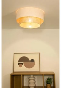 Mennyezeti lámpa NATIA 1xE27/60W/230V fehér/barna