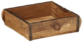 Tálcák 4 db 31x29x10 cm Tömbfa Újrahasznosított