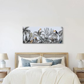 Kép - Illusztrált dzsungel (120x50 cm)