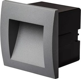 RENDL GORDIQ S süllyesztett lámpa antracitszürke 230V LED 1.5W IP65 3000K