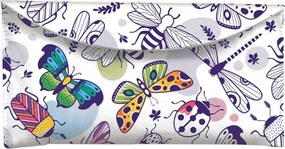 Tolltartó, textil, színezhető, tépőzáras, MAPED Color&#039;Peps, színezőtermékekkel (IMA984729)