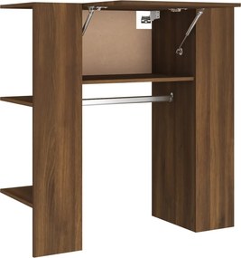 vidaXL barna tölgyszínű szerelt fa előszobaszekrény 97,5 x 37 x 99 cm