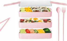 Ebéd doboz műanyag uzsonnás doboz étel tároló doboz