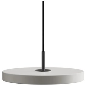 Világosszürke LED függőlámpa fém búrával ø 31 cm Asteria Mini – UMAGE