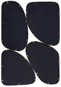 Arany fém falitükör 70 x 100 cm DIANCEY Beliani