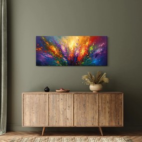 Kép - A virágok absztrakciója (120x50 cm)
