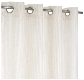 Bézs lenkeverék fényáteresztő függöny 140x260 cm Fifties – Casa Selección