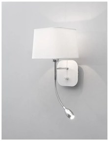 Nova Luce MONTATO fali lámpa, fehér, E27 foglalattal, max. 31x40W, 180 lm, 6916202