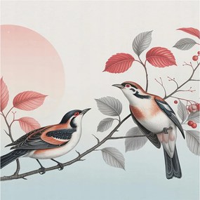 Fotótapéta Flizelin Dekoratív az irodába Ülő madarak 250x250 Ragasztó