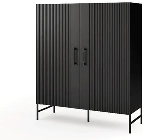 RAFTT komód 122x140cm, fekete