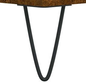 füstös tölgy színű szerelt fa hanglemezszekrény 121x38x48 cm