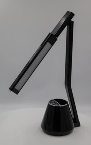 KAJA K-BL1066 CZARNY KIKI Ezüst Színű Asztali Lámpa 8W LED 700Lm 3000-6000K IP20