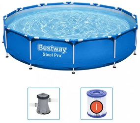Bestway Steel Pro vázas medence 366 x 76 cm