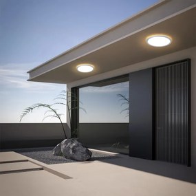 Brilagi - LED fürdőszobai mennyezeti lámpa ULTRA SLIM LED/18W/230V átmérő 30 cm ezüst IP54